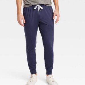 All in Motion Soft Stretch Jogger Pants Navy Blue M Fast Ship